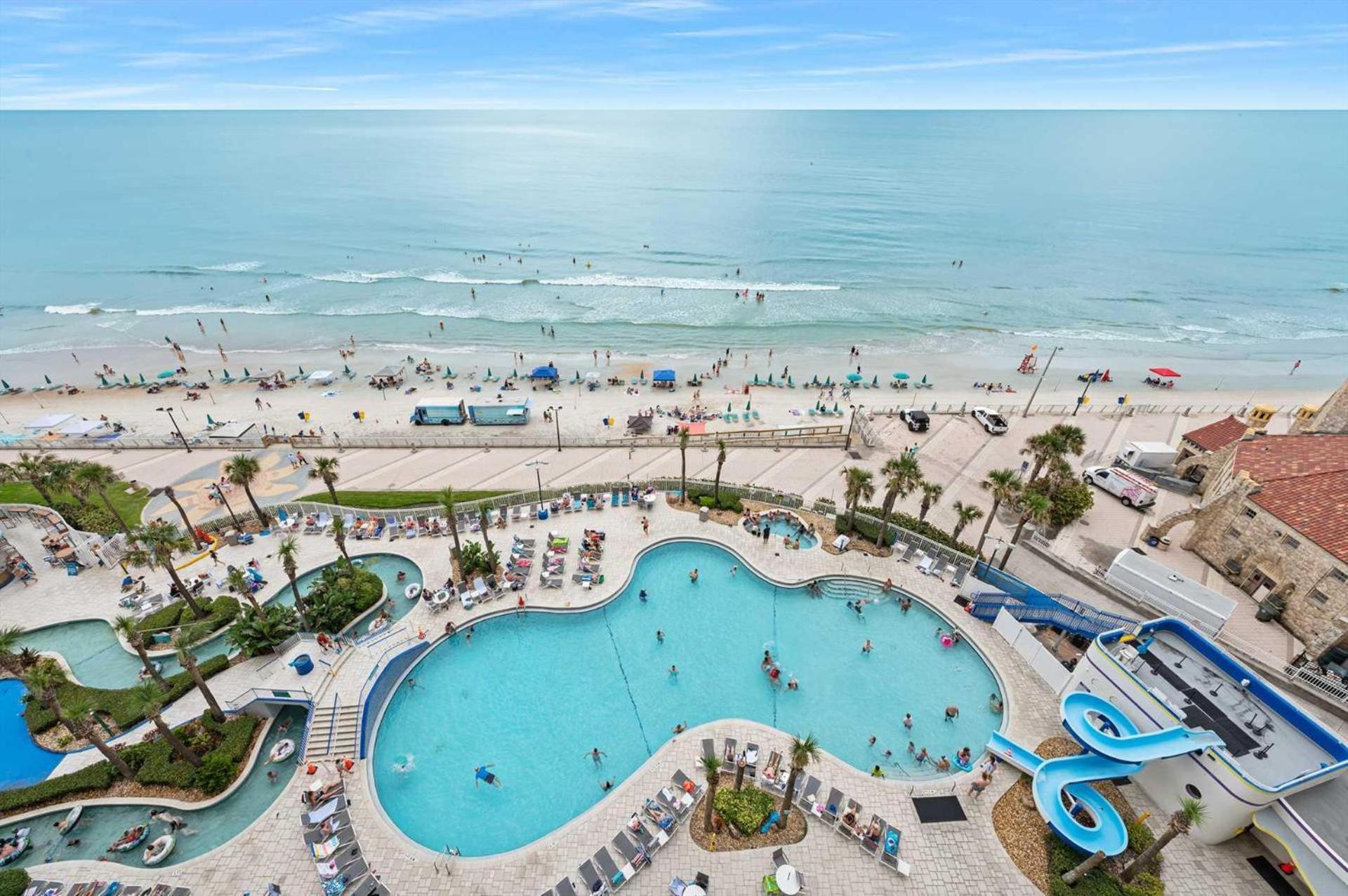 Luxury 11Th Floor 1 Bedroom Condo Direct Oceanfront Wyndham Ocean Walk Resort Daytona Beach | 1107 Экстерьер фото